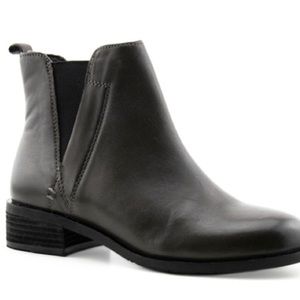 BUSSOLA SALVIA Rhonda black butter Nappa leather ankle boots size 38  7.5 - 8
